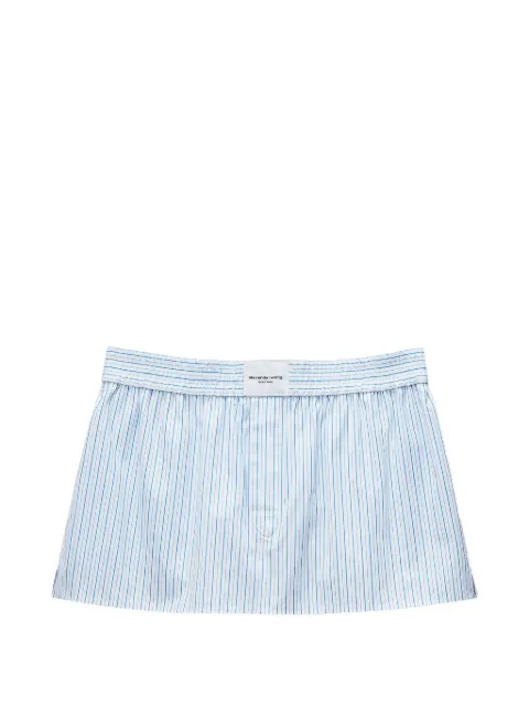 Alexander Wang striped Boxer skort White 1WC3265409