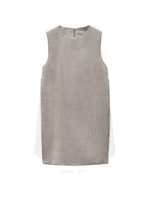 Alexander Wang side-zip shift mini dress Grey 1WC3266039