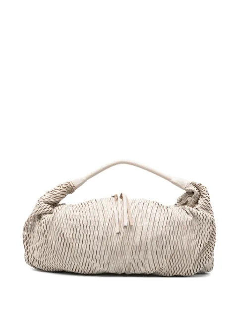 SOMMET Aura Rete leather shoulder bag Neutrals AURARETE