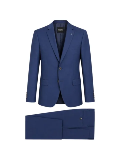Digel single-breasted notch-lapel suit Blue 9965624