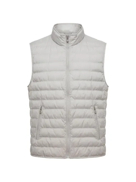 Brunello Cucinelli quilted gilet Grey MV4081797CCV68