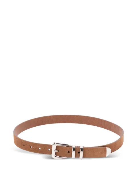 Brunello Cucinelli suede belt Brown MAUGP253C2692