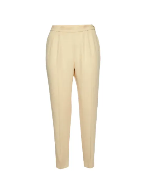 Moschino Pre-Owned Couture tapered trousers Neutrals 1106255
