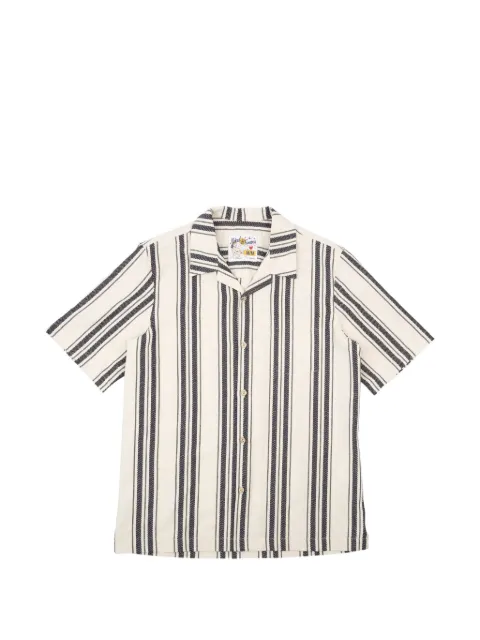 Naked and Famous Aloha button-down cotton shirt Neutrals 120139831