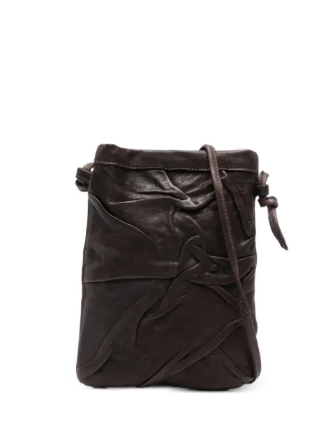SOMMET Paloma Plump leather shoulder bag Brown PALOMAPLUMP