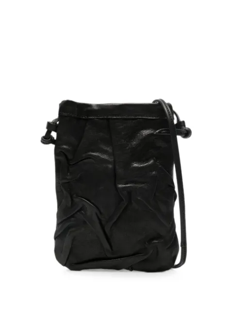 SOMMET Paloma Plump leather shoulder bag Black PALOMAPLUMP