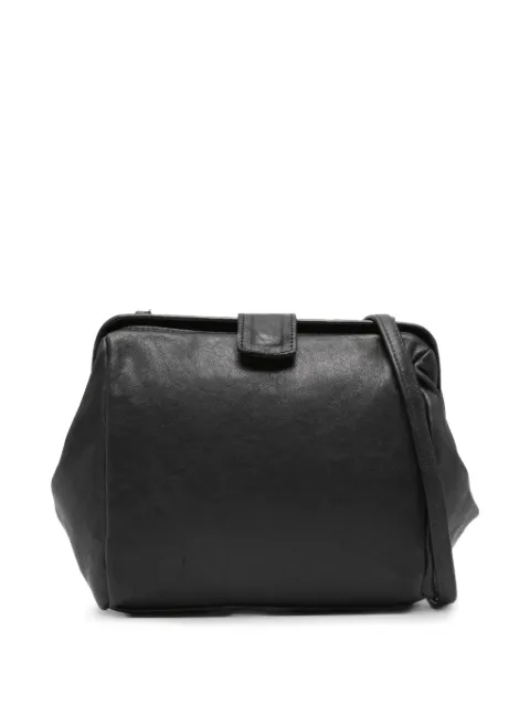 SOMMET Luma leather shoulder bag Black LUMA