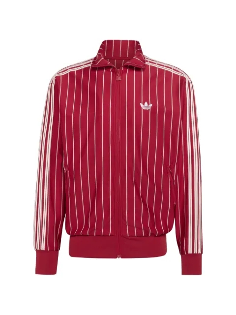 adidas Firebird pinstripe-print track jacket Red KR7227