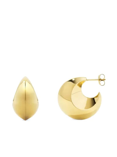 Dinny Hall Iceni Warrior puffy hoop earrings Gold E589GP