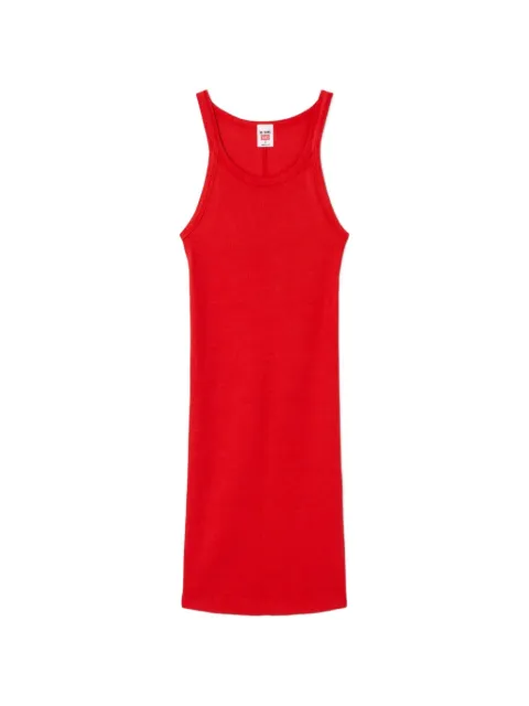 RE/DONE ribbed-knit tank mini dress Red 22502WRBTKDR
