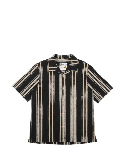 Naked and Famous Aloha short-sleeve cotton shirt Black 120139931