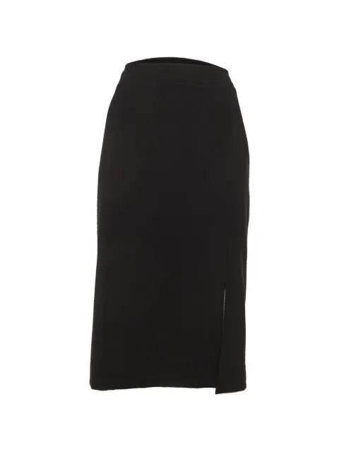 Moschino Pre-Owned zip-up pencil skirt Black 1185769