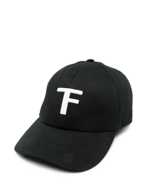 TOM FORD logo-embroidered baseball cap Black MH005TCN061GNWG