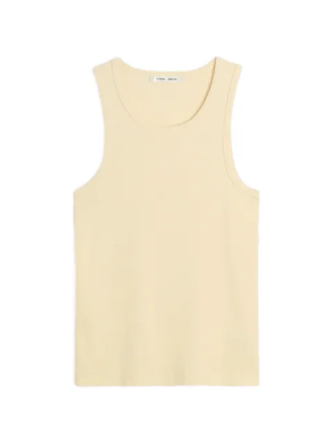 Cmmn Swdn Arturo ribbed cotton tank top Neutrals M26J7051