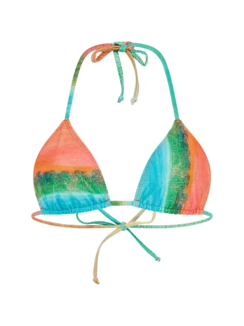 Donde Esteban Formentera triangle bikini top Green HS26BIK110TOP