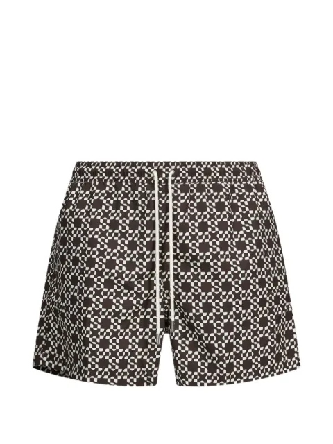 SIMKHAI Malachi drawstring swim shorts Brown 4264052