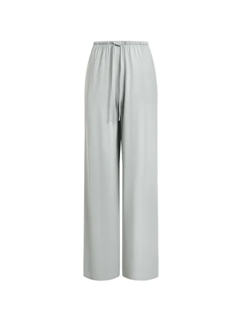 12 STOREEZ drawstring silk trousers Grey 136666