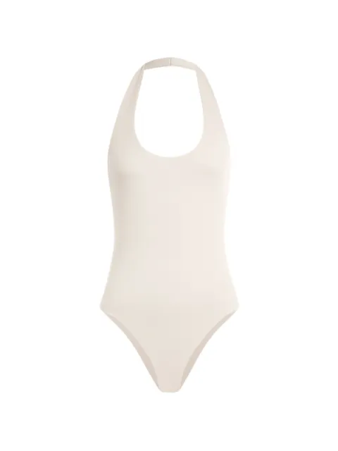 12 STOREEZ Naomi halterneck bodysuit White 136964