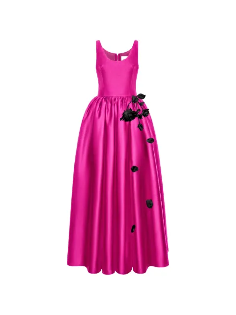 Cristina Savulescu The Beloved floral-appliqué gown Pink SSCS25DRS11