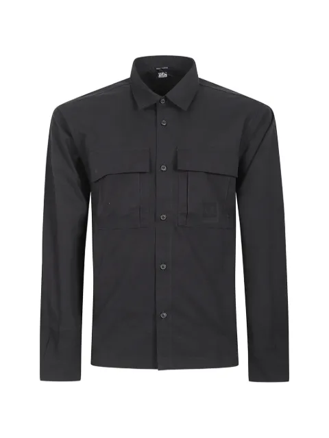 C.P. Company Metropolis flap-pocket shirt Black 20CLSH024A006472A999