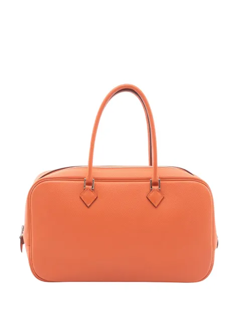 Hermès Pre-Owned 2013 Epsom Plume Elan 28 handbag Orange SSN79GS62ZW96R8V