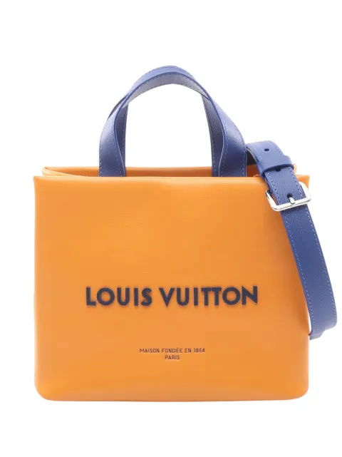 Louis Vuitton Pre-Owned 2021-2026 Mini Calfskin Shopper Tote satchel Orange L717DP8MP86DEIKK