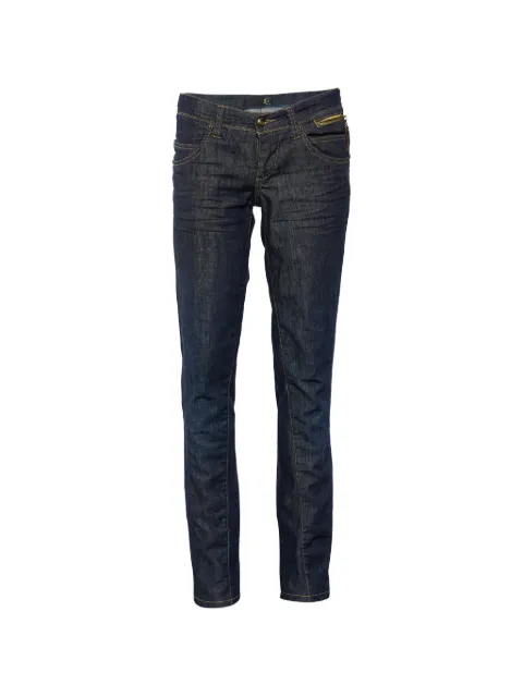 Roberto Cavalli Vintage whiskering-effect tapered-leg jeans Blue 731461