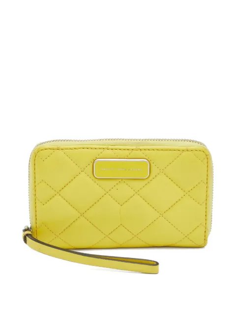 Marc Jacobs Vintage quilted zip-around wallet Yellow 736049