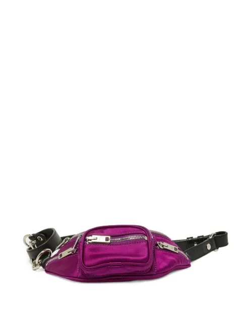 Pre-Owned Alexander Wang Attica satin belt bag Purple 868007