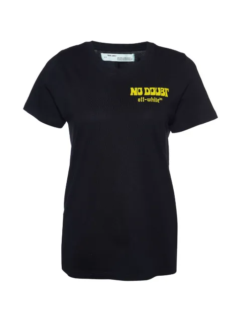 Off-White Pre-Owned cotton T-shirt Black 942671