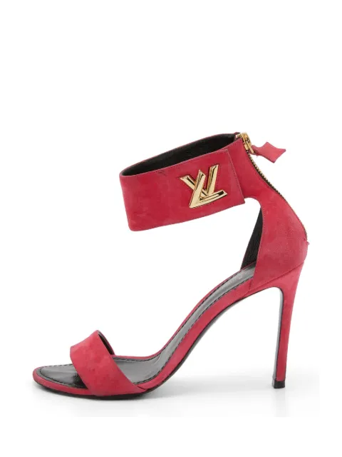 Louis Vuitton Pre-Owned Twist ankle strap sandals Red 810218