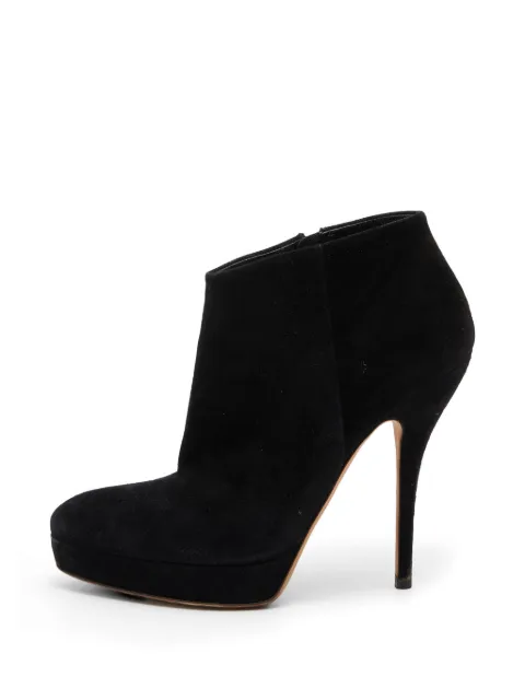 Gucci Pre-Owned platform ankle boots Black 761763