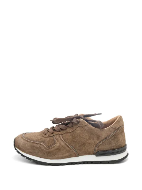 Tod's Vintage low-top suede sneakers Brown 730605