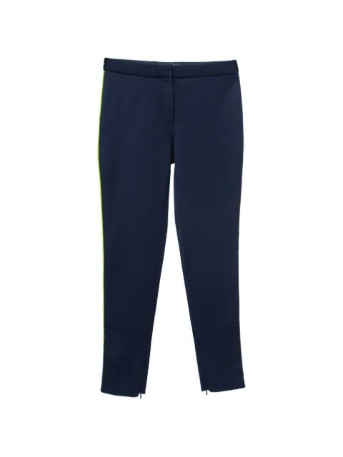 Versace Pre-Owned contrast-piping leggings Blue 749535