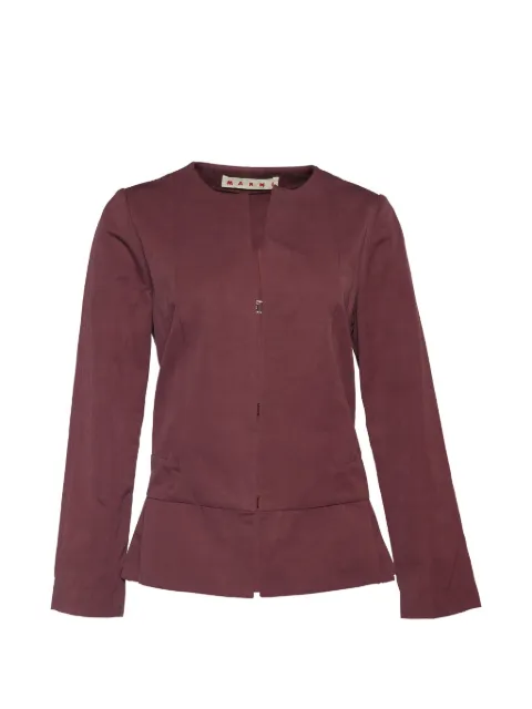 Marni Pre-Owned peplum jacket Red 717599