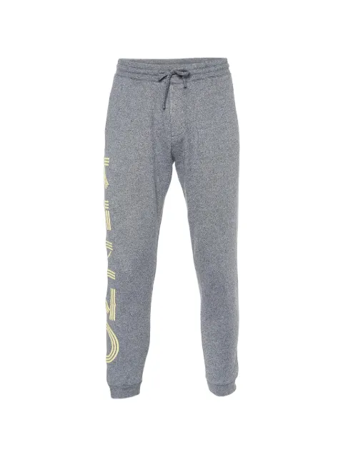 Kenzo Pre-Owned logo-detail track pants Grey 990196