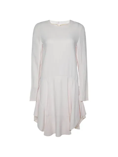 Chloé Pre-Owned crepe long-sleeve dress Pink 1006738
