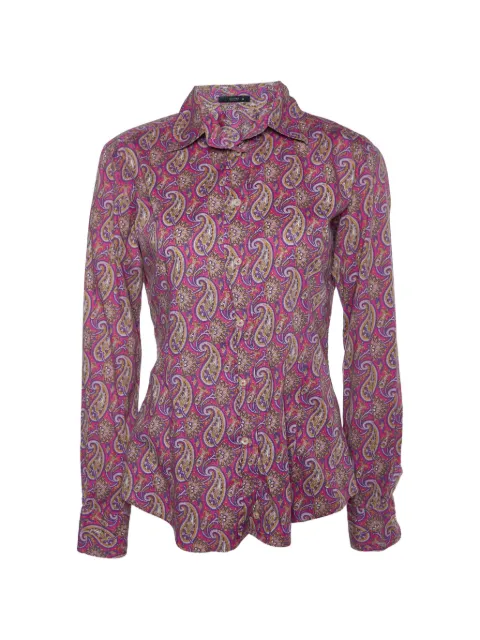 Etro Pre-Owned paisley-print shirt Pink 1003276