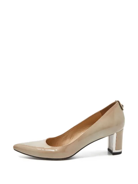 Stuart Weitzman leather pointed-toe pumps Neutrals 839136