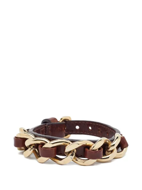 Burberry Pre-Owned chain-detail bracelet Brown 1020518