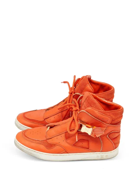 Louis Vuitton Pre-Owned high top sneakers Orange 904131