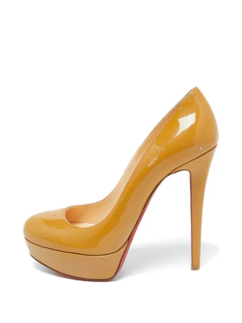 Christian Louboutin Pre-Owned heeled-platform pumps Orange 1036074