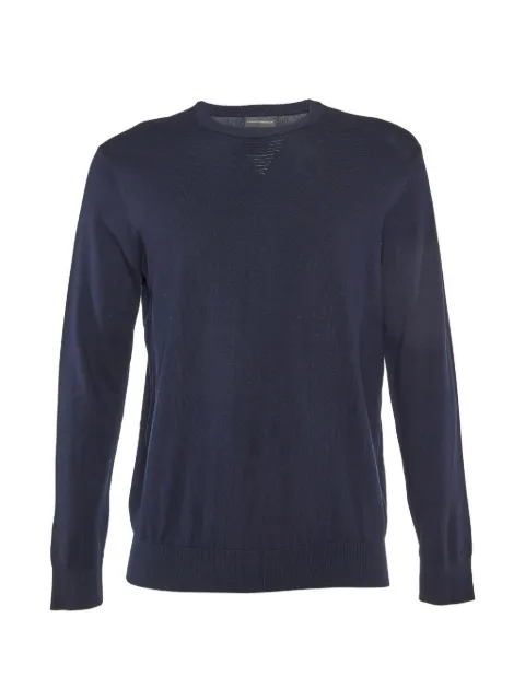 Emporio Armani Pre-Owned long-sleeve sweater Blue 1091620