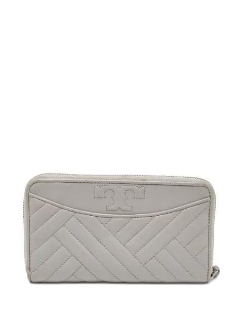 Tory Burch Alexa quilted wallet Grey 912138