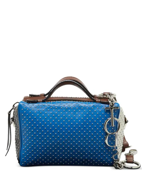 Tod's Vintage gommino studded shoulder bag Blue 1075417