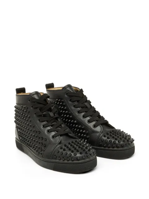 Christian Louboutin Pre-Owned Louis Spikes sneakers Black 1120382