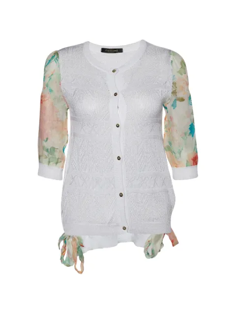 Roberto Cavalli Vintage floral-print cardigan White 803015