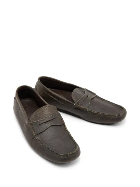 Tod's Vintage penny slip-on loafers Brown 790556
