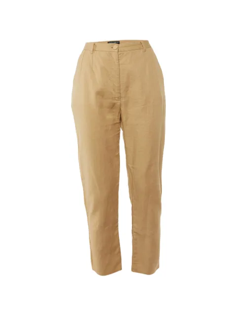 Dolce & Gabbana Pre-Owned tapered-leg trousers Neutrals 1132918
