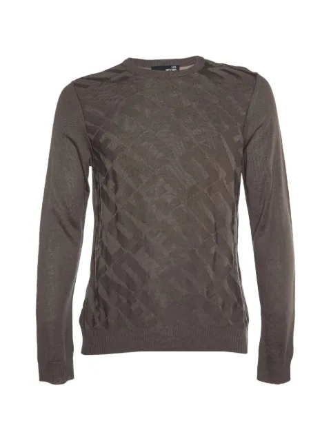 Love Moschino Love pattern sweater Brown 1001110